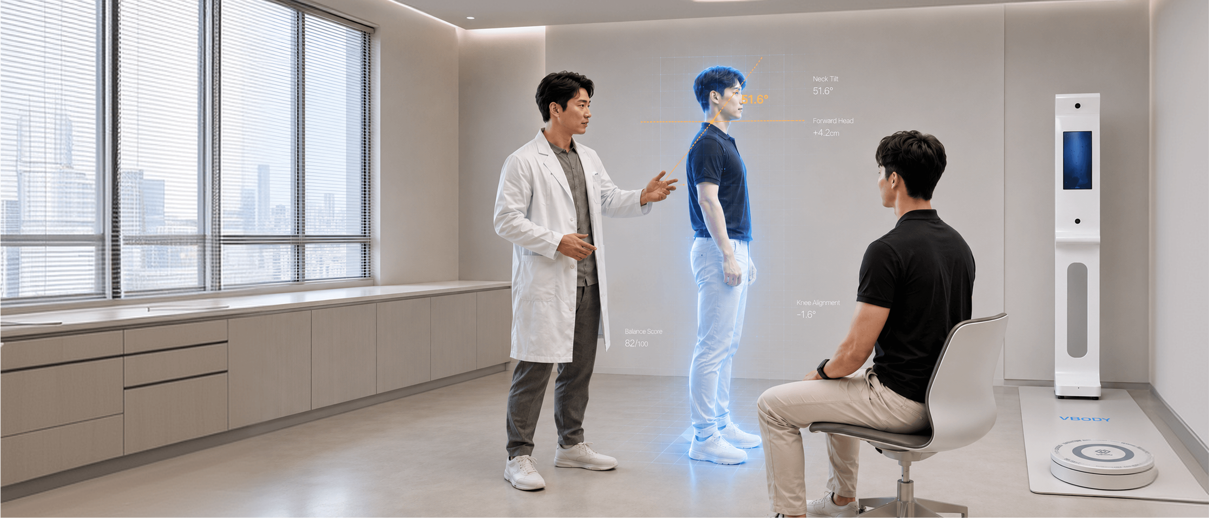 VBODY 360° 실사 3D 체형 분석