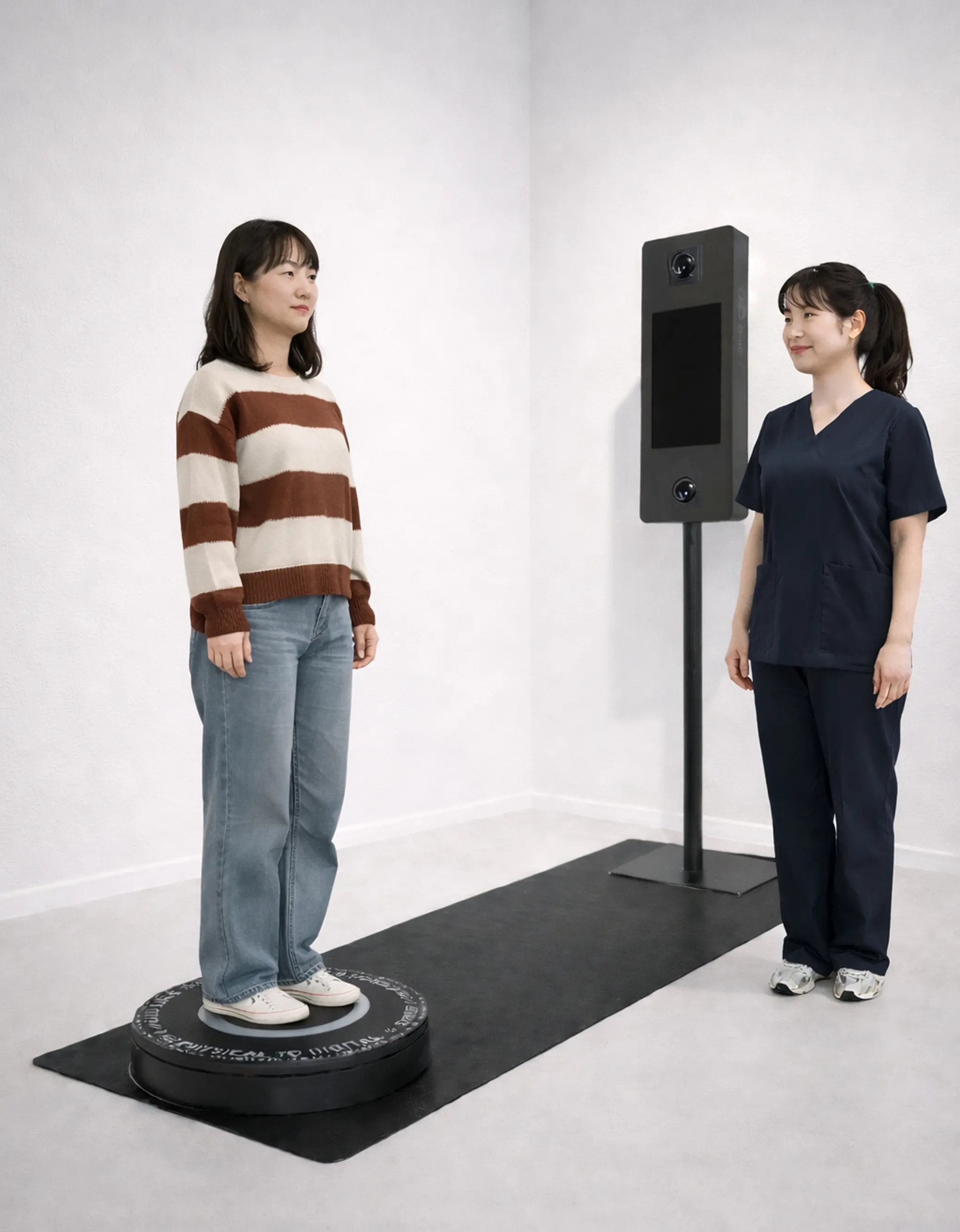 회전판 작동 및 스캔